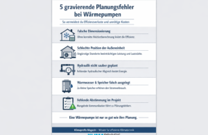 5 gravierende Planungsfehler bei Wärmepumpen – und wie du sie vermeidest 5 gravierende Planungsfehler bei Wärmepumpen – und wie du sie vermeidest