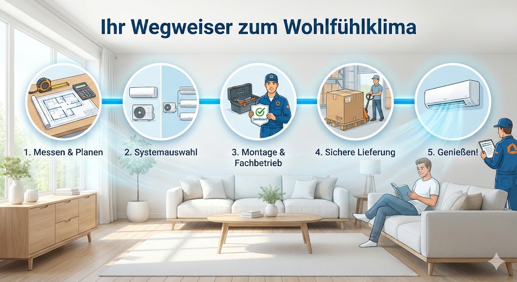 In 5 Schritten zum Wohlfühlklima – Ihr Wegweiser