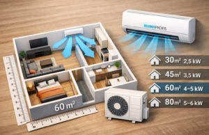 Wie groß muss meine Klimaanlage sein? Leistung nach Raumgröße berechnen Wie groß muss meine Klimaanlage sein? Leistung nach Raumgröße berechnen