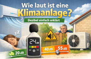 Wie laut ist eine Klimaanlage? Dezibel einfach erklärt Wie laut ist eine Klimaanlage? Dezibel einfach erklärt. Erfahren Sie, wie leise moderne Split-Klimaanlagen wirklich sind und worauf Sie beim Kauf achten sollten.