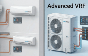 VRF vs. Multisplit: Die Kältemittel-Verteilung als technischer Gamechanger für Großprojekte VRF vs. Multisplit: Die Kältemittel-Verteilung als technischer Gamechanger für Großprojekte